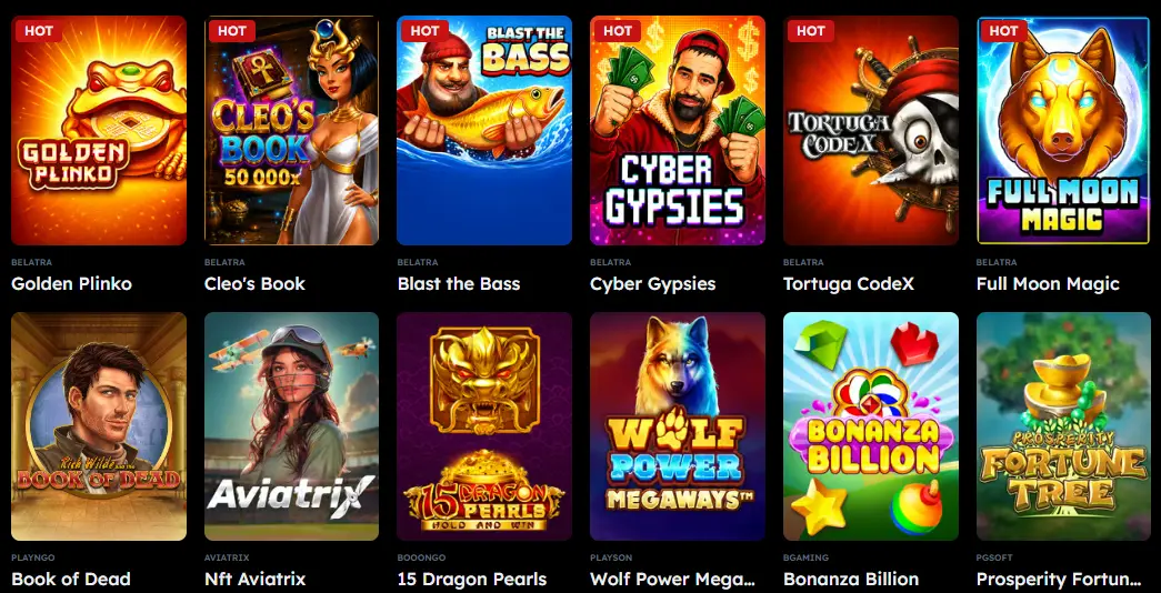 Vegas Nova Spiele